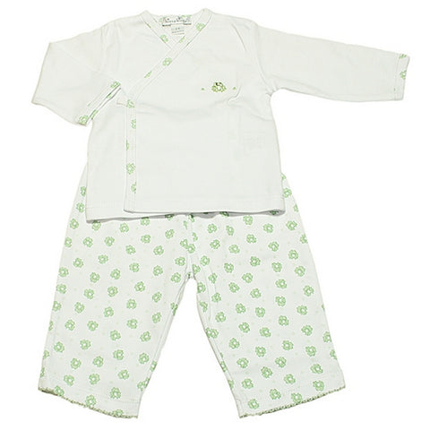 Kissy Kissy - Homeward Bound LS Cross Tee and Pant Set - Froggy