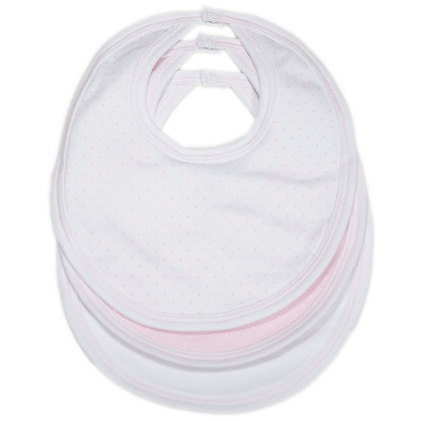 Kissy Kissy - Sets 3 Pack Bib - Pink Dots